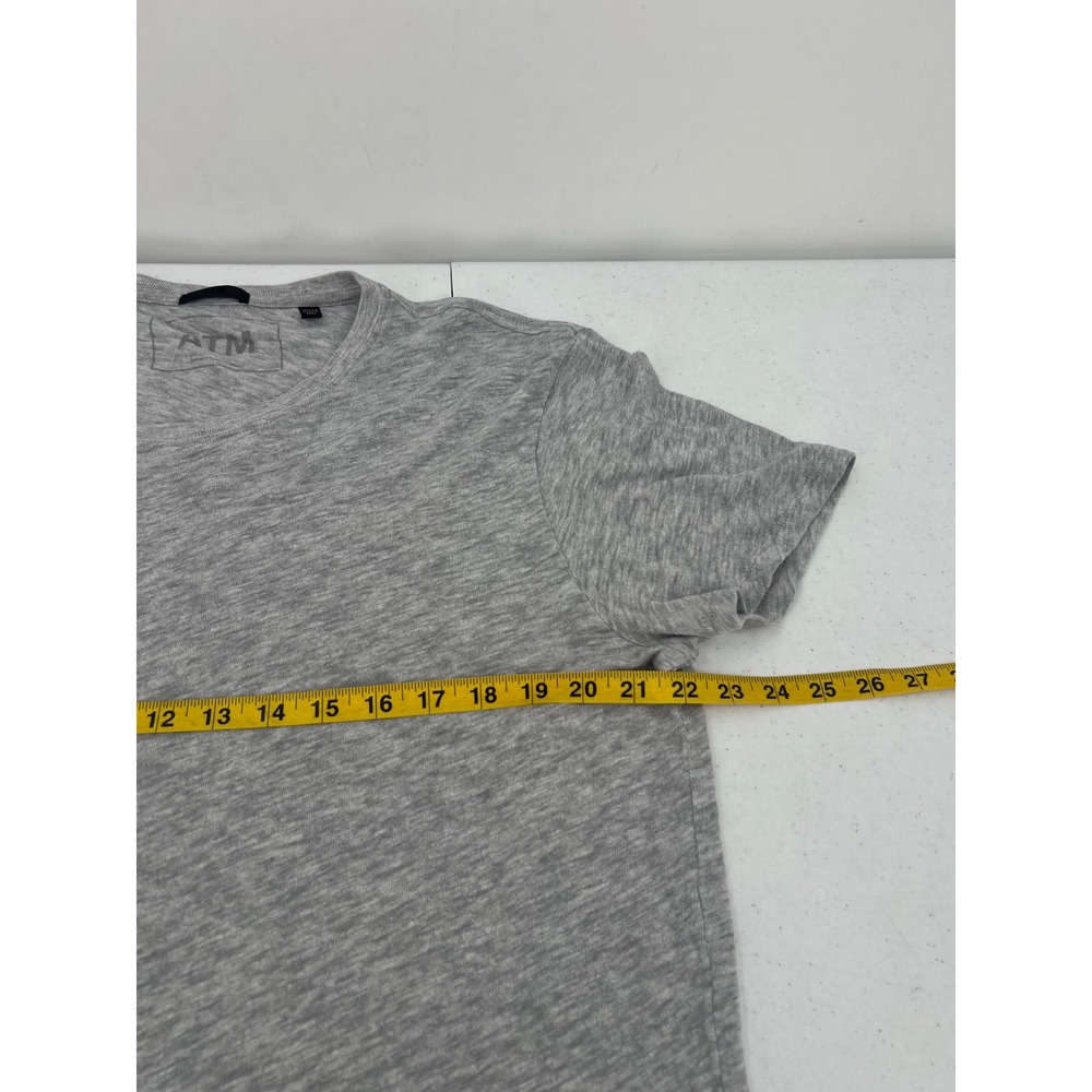 ATM Anthony Thomas Melillo Mens XL Gray Slub Jersey Crew Neck T-Shirt - Picture 7 of 9